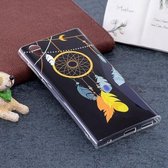 Voor Sony Xperia L1 Noctilucent Windgong Patroon TPU Soft Case Beschermhoes