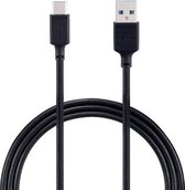 MOMAX DA16D 3A USB naar USB-C / Type-C Oplaadtransmissiedatakabel, kabellengte: 1m (zwart)