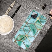 Voor Samsung Galaxy A12 A-serie marmeren patroon TPU beschermhoes (HC-A15)