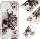 Coloured Drawing Transparant Clear TPU Case voor Huawei P20 lite (2019) (Skull)
