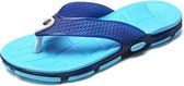 Lichtgewicht, zacht en comfortabel antislip casual pantoffels voor thuis voor dames (kleur: blauw, maat: 42)