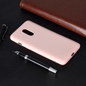 Voor OnePlus 7 Candy Color TPU Case (roze)
