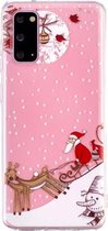 Voor Samsung Galaxy S20 + Christmas Pattern TPU Protective Cas (Brown Deer Santa Claus)