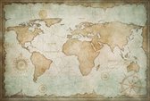 World map 150 x 100  - Dibond
