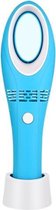 USB Handheld Mini Cooler Leafless Fan Oplaadbaar Draagbaar (blauw)