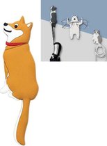 3 STUKS Creative Cartoon Hook Behind the Door Animal Hook on the Wall (Gkita)