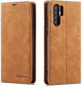 For Huawei P30 Pro Forwenw Dream Series Oil Edge Strong Magnetism Horizontal Flip Leather Case with Holder & Card Slots & Wallet & Photo Frame (Brown)