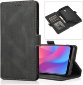 Voor Xiaomi Redmi 8A Retro Magnetische Sluiting Horizontale Flip Leren Case met Houder & Kaartsleuven & Fotolijst & Portemonnee (Zwart)