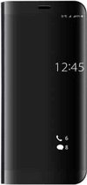 Voor Huawei Mate 10 Galvaniseren PC + PU Horizontale flip-beschermhoes met standaardhouder & slaap- / wekfunctie (zwart)