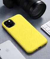 Starry Series schokbestendig rietje + TPU beschermhoes voor iPhone 11 Pro (geel)