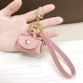 2 stuks dames mini handtas sleutelhanger (roze)