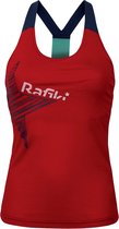 Rafiki Tanktop Vibe Ii Dames Katoen Rood Maat 38