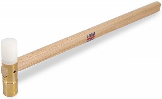 HBM Juweliers hamer met nylon en Messing kop