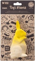 Martin sellier latex origami konijn geel - 12,5 cm - 1 stuks
