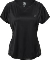 Dare 2B You're A Gem Stretch T-Shirt Versierd Met Swarovski-Kristallen Voor Dames Zwart - XL