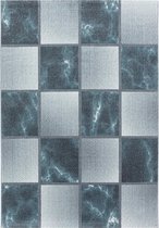 Modern laagpolig vloerkleed Ottawa - blauw 4201 - 120x170 cm