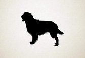 Silhouette hond - Epagneul Bleu De Picardie - - M - 60x75cm - Zwart - wanddecoratie