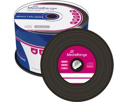 MediaRange | CD-R | 700 MB | Black Vinyl | 50 Stuks