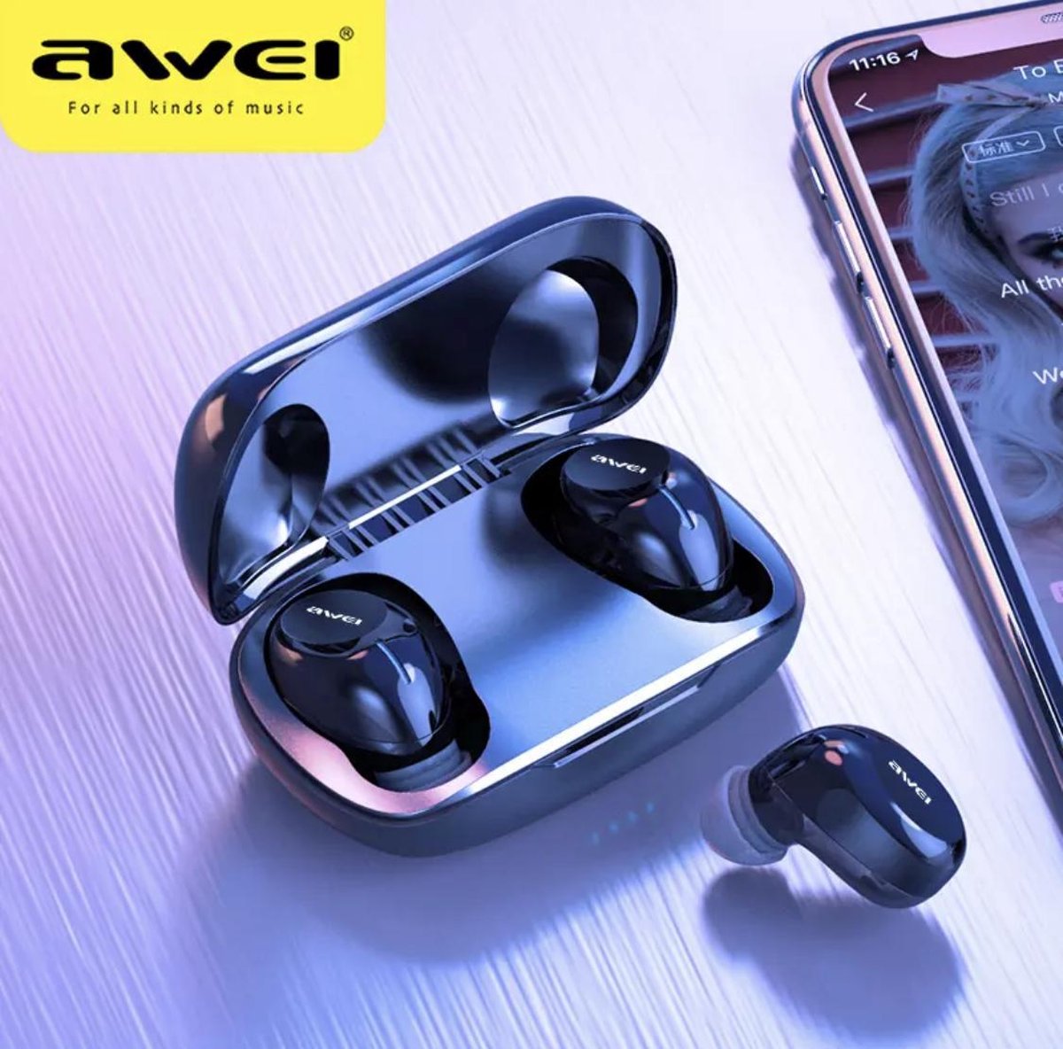 AWEI T20 TWS bluetooth 5.0 EarBuds