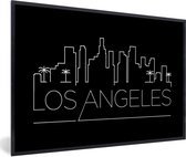Skyline Los Angeles noir 60x40 cm