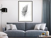 Poster - Lost Feather (Grey)-30x45