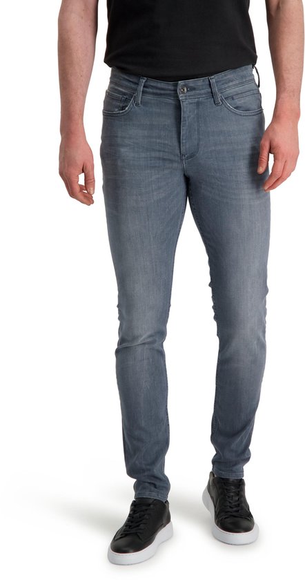 Purewhite - Jone Heren Skinny Fit Jeans - Blauw - Maat 26