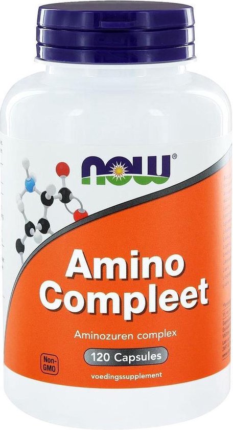 Regelmatigheid draadloze Schots Now Foods - Amino Compleet - Aminozuren Complex - 120 Capsules | bol.com