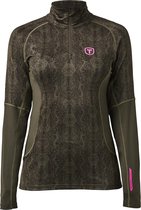 Tenson Enya - Sporttrui - Dames - Olijfgroen - Maat 42