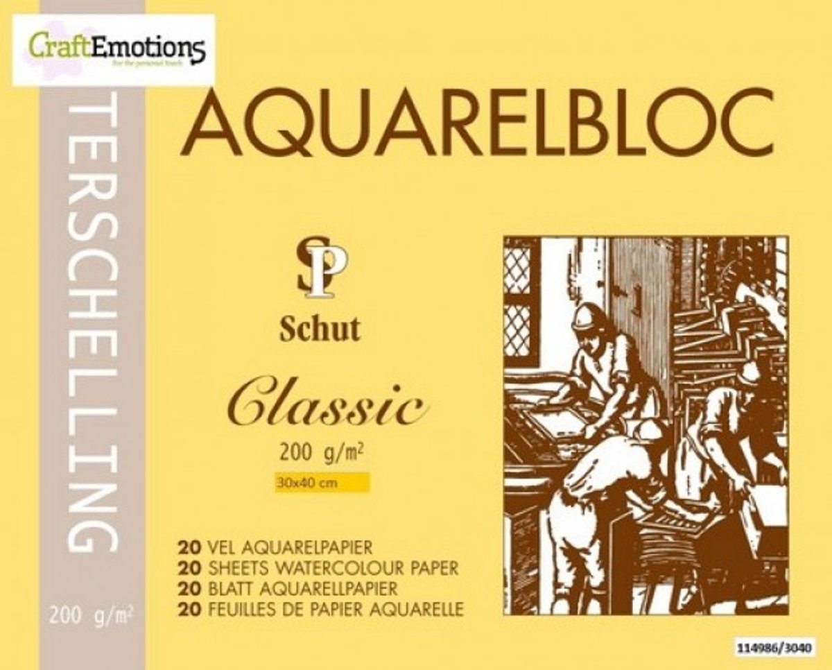 Schut - Block Terschelling Classic 200gr/m2 30x40cm
