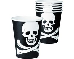 Beker Doodshoofd 6 stuks