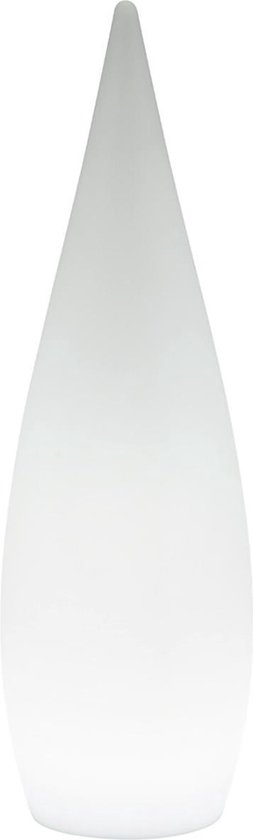 LED Tuinverlichting - Vloerlamp - Trion Palina - 3W - Warm Wit 3000K - RGBW - Dimbaar - Ovaal - Mat Wit - Kunststof