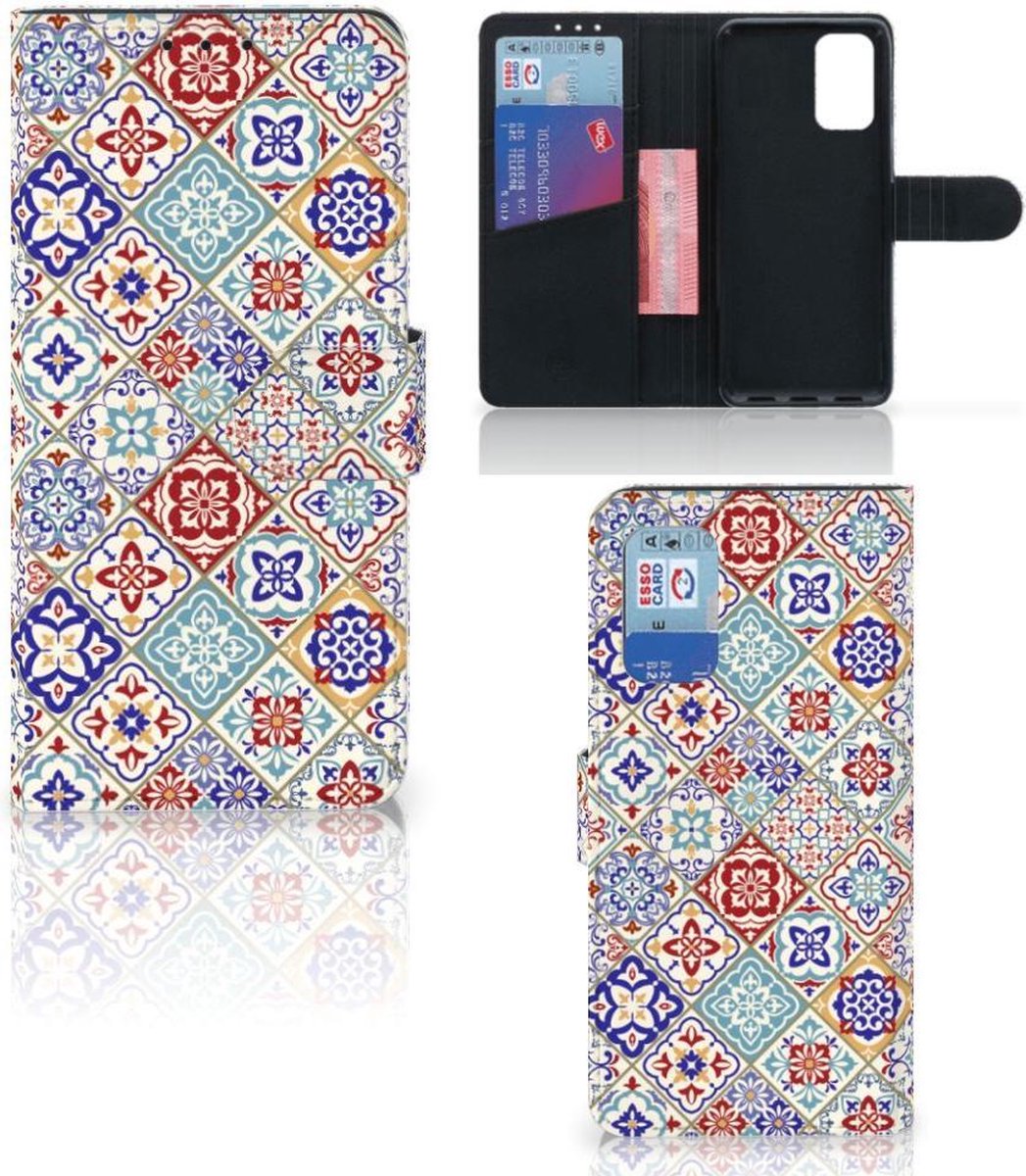 Samsung Galaxy A32 4G Bookcase Tiles Color