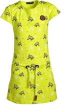 meisjes jurk neon paarden | Maat 104/4Y