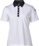 Dames polo Wit | Maat 3XL