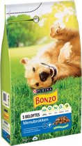 3x Bonzo Droogvoer Adult Menubrokken Kip 3 kg