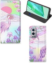 Telefoonhoesje OnePlus 9 Pro Wallet Bookcase Vogel