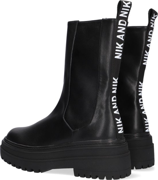 Nik \u0026 Nik Kiki Boots Chelsea boots - Enkellaarsjes - Meisjes - Zwart - Maat  40 | bol.com