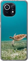 6F hoesje - geschikt voor Xiaomi Mi 11 -  Transparant TPU Case - Turtle #ffffff
