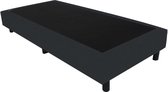 Bedworld Boxspring 80x210 - Lederlook - Donker blauw (MD980)