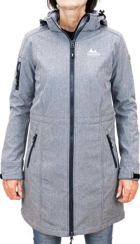 Nordberg Gisella Dames Softshell Ls01101-ob - Kleur Blauw - Maat S