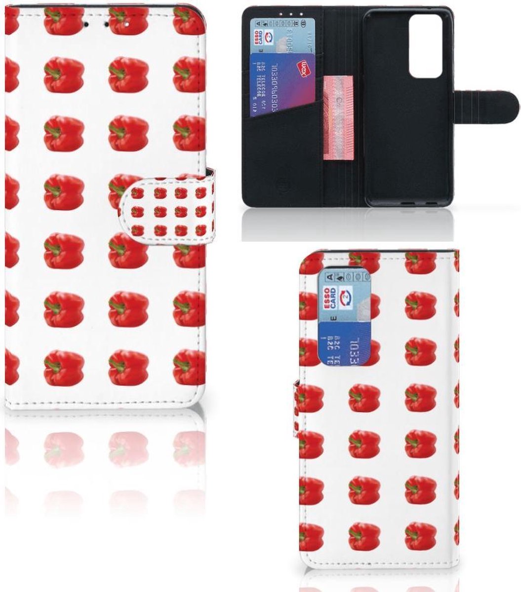 OPPO Find X3 Neo 5G Book Cover Paprika Red