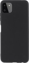 Samsung Galaxy A22 5G Hoesje Dun TPU Matte Back Cover Zwart