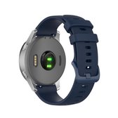 Voor Garmin siliconen smartwatch vervangende polsband, maat: 20 mm universeel (blauw)