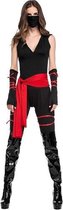 Halloween Vrouw Warrior Cosplay Piraat Kostuum Rollenspel Zwart Cosplay Doek Kostuums, XL, Borst: 80-100 cm, Taille: 74-85 cm,-Zwart