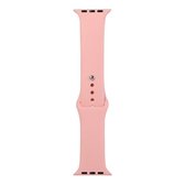 Voor Apple Watch Series 6 & SE & 5 & 4 40 mm / 3 & 2 & 1 38 mm siliconen horlogebandje, lange sectie (heren) (roze)