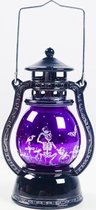 2 STUKS Kleine Olielamp Halloween Retro Laser Pony Licht Creatieve Bar Ghost Festival Sfeer (Skelet Man)