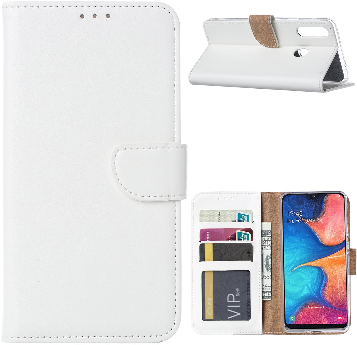 BixB iPhone 12 Pro Max Hoesje met Pasjeshouder - Goud