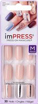 Kiss imPRESS Press-on Manicure Fame Game- Kunstnagels - Nagels - Press on nails - Plaknagels - Nepnagels - 30 stuks - Beste Kwaliteit