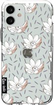 Casetastic Apple iPhone 12 Mini Hoesje - Softcover Hoesje met Design - Sprinkle Flowers Print