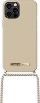 iDeal of Sweden Ordinary Phone Necklace Case voor iPhone 12 Pro Max Creme Beige
